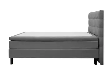 HVILA Classic Komplett Sängpaket 160x200 cm Kontinentalsäng med rutad sänggavel - Grå - Products - Möbler - Säng - Kontinentalsäng