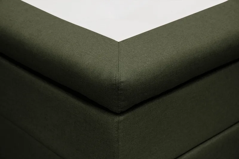 HVILA Classic Komplett Sängpaket 160x200 cm Kontinentalsäng med rutad sänggavel - Grön - Products - Möbler - Säng - Kontinentalsäng