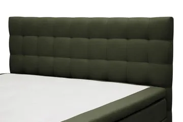HVILA Classic Komplett Sängpaket 160x200 cm Kontinentalsäng med rutad sänggavel - Grön - Products - Möbler - Säng - Kontinentalsäng