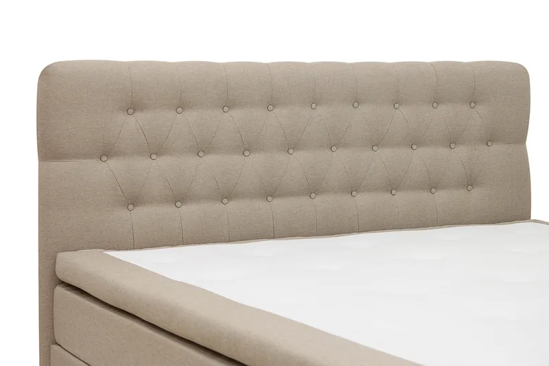 HVILA Classic Komplett Sängpaket 180x200 cm Kontinentalsäng med diamant sänggavel - Beige - Products - Möbler - Säng - Kontinentalsäng