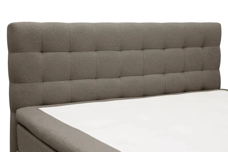 HVILA Classic Komplett Sängpaket 180x200 cm Kontinentalsäng med rutad sänggavel - Brun - Products - Möbler - Säng - Kontinentalsäng