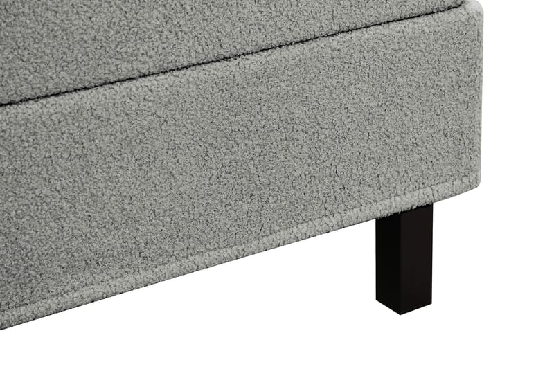 HVILA Classic Komplett Sängpaket 180x200 cm Kontinentalsäng med rutad sänggavel - Grå - Products - Möbler - Säng - Kontinentalsäng
