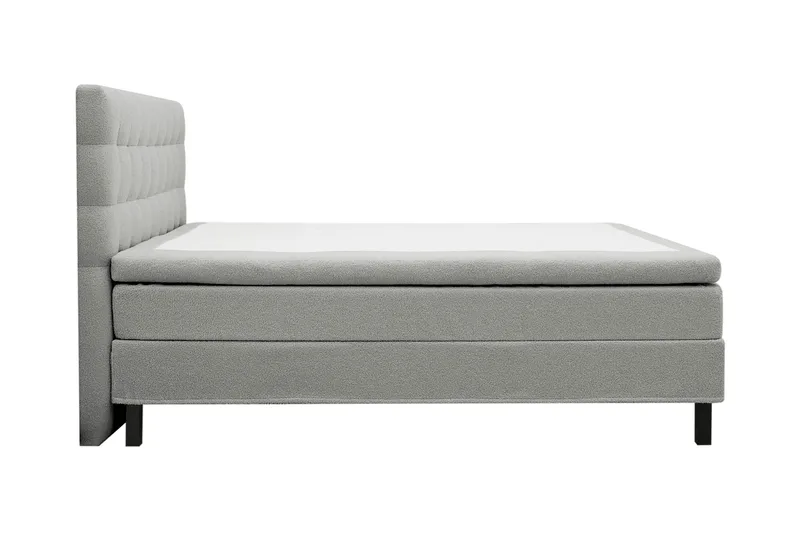 HVILA Classic Komplett Sängpaket 180x200 cm Kontinentalsäng med rutad sänggavel - Grå - Products - Möbler - Säng - Kontinentalsäng