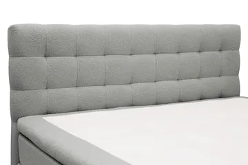 HVILA Classic Komplett Sängpaket 180x200 cm Kontinentalsäng med rutad sänggavel - Grå - Products - Möbler - Säng - Kontinentalsäng