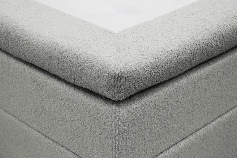 HVILA Classic Komplett Sängpaket 180x200 cm Kontinentalsäng med rutad sänggavel - Grå - Products - Möbler - Säng - Kontinentalsäng