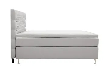 HVILA Lyx Komplett Sängpaket 160x200 cm Kontinentalsäng med knappad sänggavel - Grå - Products - Möbler - Säng - Kontinentalsäng