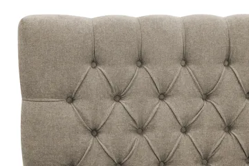 HVILA Lyx Komplett Sängpaket 160x200 cm Kontinentalsäng med knappad sänggavel i chenille - Brun - Products - Möbler - Säng - Kontinentalsäng