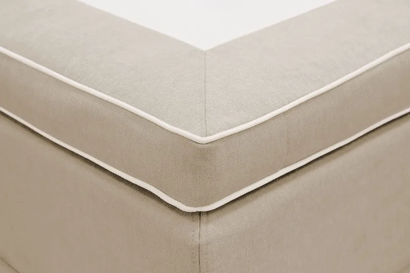 HVILA Lyx Kontinentalsäng 160x200 cm - Beige - Products - Möbler - Säng - Kontinentalsäng