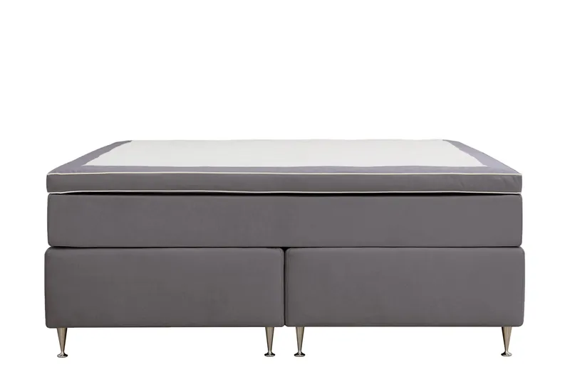 HVILA Lyx Kontinentalsäng 180x200 cm Kronos 22 Grå