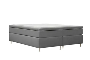 HVILA Lyx Kontinentalsäng 180x200 cm - Ljusgrå - Products - Möbler - Säng - Kontinentalsäng