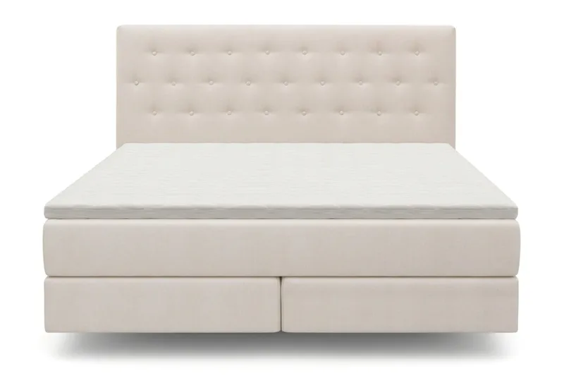 HVILA Premium Sängpaket Kontinentalsäng 180x200 cm med svävande effekt inkl. Bäddmadrass i Polyeterskum Mjuk/Medium med Tvättbar klädsel - Mjuk/Medium - Products - Möbler - Säng - Komplett sängpaket