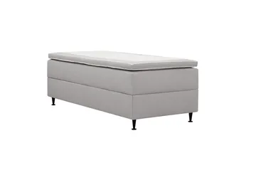 HVILA Plus Kontinentalsäng med Förvaring 90x200 cm - Grå - Products - Möbler - Säng - Säng med förvaring
