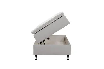 HVILA Plus Kontinentalsäng med Förvaring 90x200 cm - Grå - Products - Möbler - Säng - Säng med förvaring