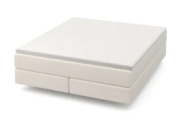 HVILA Premium Kontinentalsäng 180x200 cm med svävande effekt inkl. Bäddmadrass i Polyeterskum Medium - Medium - Products - Möbler - Säng - Komplett sängpaket