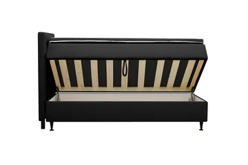 HVILA Plus Komplett Sängpaket med Förvaring 90x200 cm - Antracit - Products - Möbler - Säng - Säng med förvaring