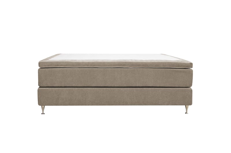 HVILA Premium Kontinentalsäng 180x200 cm - Ljusbrun Tyg - Products - Möbler - Säng - Kontinentalsäng
