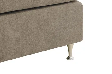 HVILA Premium Kontinentalsäng 180x200 cm - Ljusbrun Tyg - Products - Möbler - Säng - Kontinentalsäng