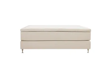 HVILA Premium Kontinentalsäng 180x200 cm - Ljusbeige Tyg - Products - Möbler - Säng - Kontinentalsäng