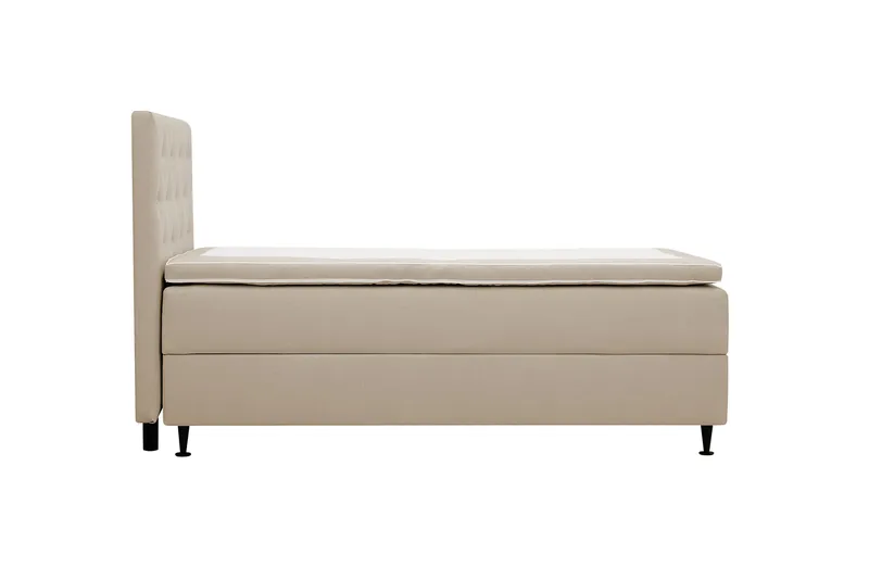 HVILA Plus Komplett Sängpaket med Förvaring 90x200 cm - Beige - Products - Möbler - Säng - Säng med förvaring