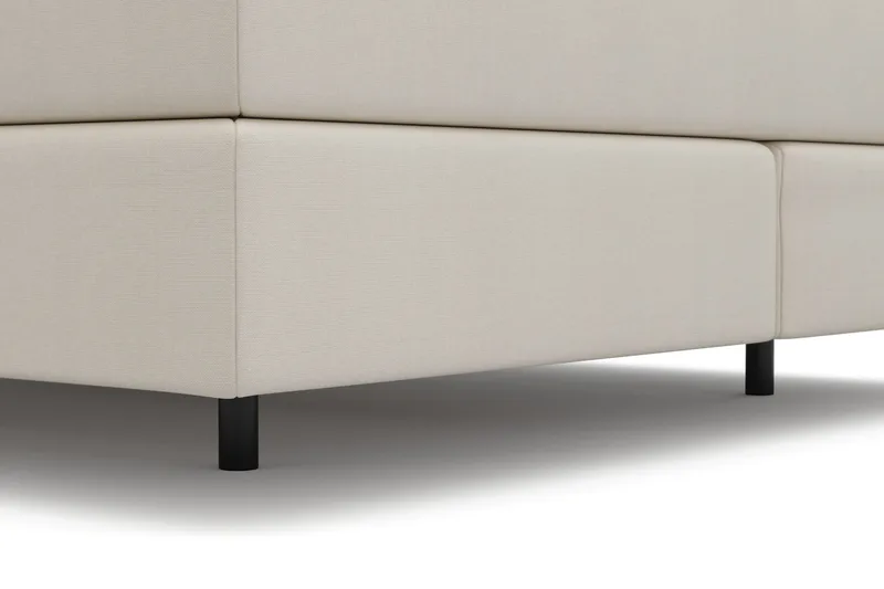 HVILA Premium Kontinentalsäng 180x200 cm med svävande effekt inkl. Bäddmadrass i Memoryskum med Tvättbar klädsel - Memoryskum - Products - Möbler - Säng - Komplett sängpaket
