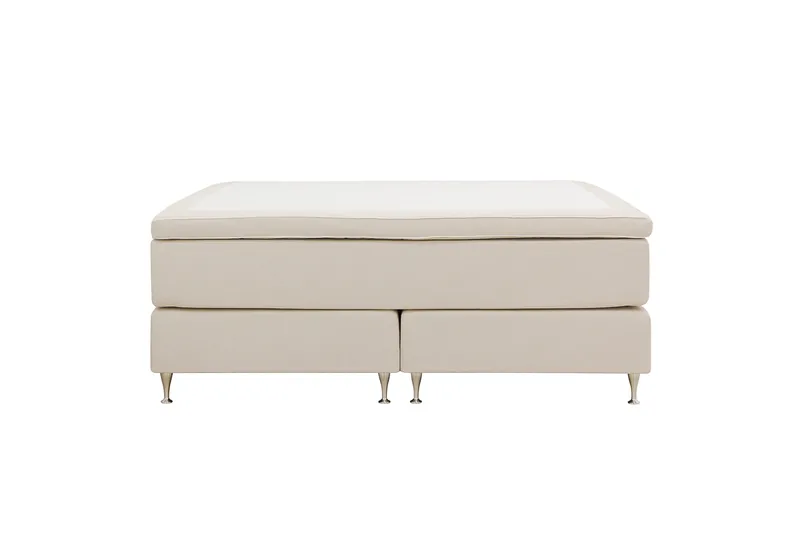 HVILA Premium Kontinentalsäng 180x200 cm - Ljusbeige Tyg - Products - Möbler - Säng - Kontinentalsäng