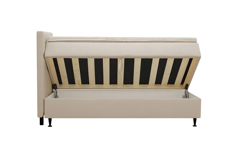 HVILA Plus Komplett Sängpaket med Förvaring 90x200 cm - Beige - Products - Möbler - Säng - Säng med förvaring