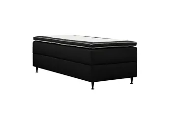 HVILA Plus Kontinentalsäng med Förvaring 90x200 cm - Antracit - Products - Möbler - Säng - Komplett sängpaket