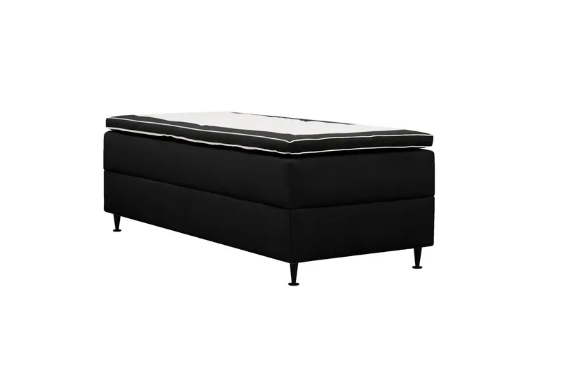 HVILA Plus Kontinentalsäng med Förvaring 90x200 cm - Antracit - Products - Möbler - Säng - Komplett sängpaket
