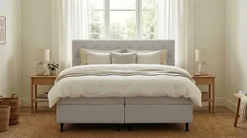 HVILA Plus Komplett Sängpaket med Förvaring 160x200 cm - Grå - Products - Möbler - Säng - Komplett sängpaket