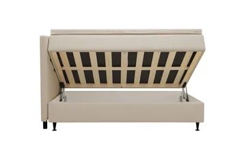 HVILA Plus Komplett Sängpaket med Förvaring 120x200 cm - Beige - Products - Möbler - Säng - Enkelsäng
