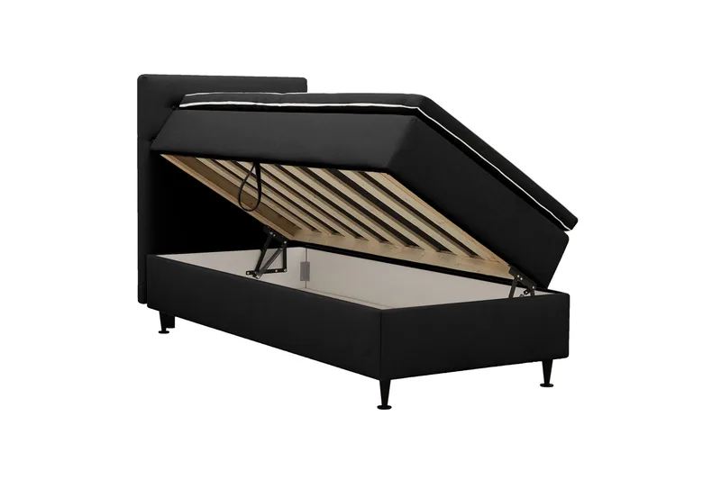 HVILA Plus Komplett Sängpaket med Förvaring 90x200 cm - Antracit - Products - Möbler - Säng - Säng med förvaring