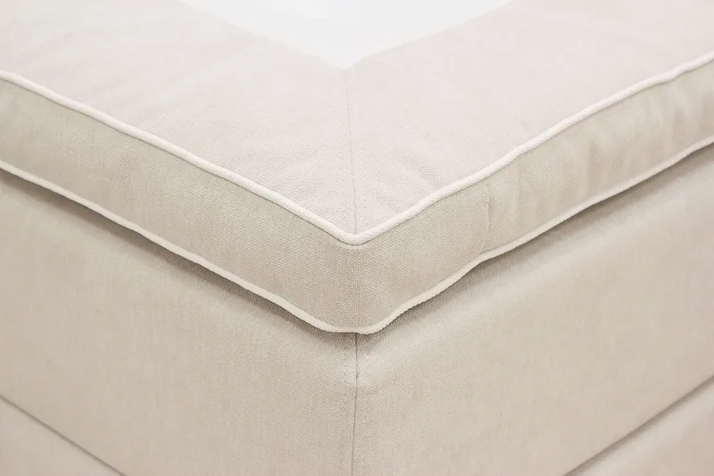 HVILA Plus Kontinentalsäng 160x200 cm - Ljusbeige - Products - Möbler - Säng - Kontinentalsäng