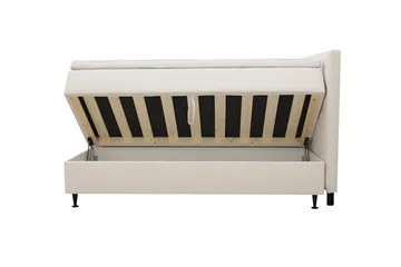 HVILA Plus Komplett Sängpaket med Förvaring 160x200 cm - Ljusbeige - Products - Möbler - Säng - Komplett sängpaket
