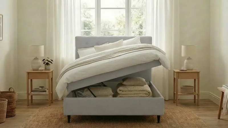 HVILA Plus Komplett Sängpaket med Förvaring 120x200 cm - Grå - Products - Möbler - Säng - Säng med förvaring