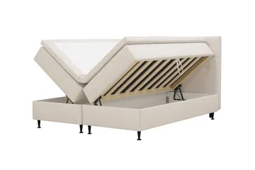 HVILA Plus Komplett Sängpaket med Förvaring 160x200 cm - Ljusbeige - Products - Möbler - Säng - Komplett sängpaket