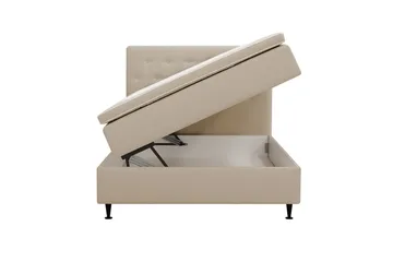 HVILA Plus Komplett Sängpaket med Förvaring 140x200 cm - Beige - Products - Möbler - Säng - Säng med förvaring