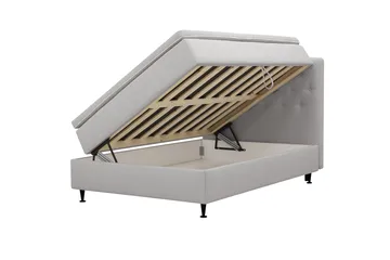 HVILA Plus Komplett Sängpaket med Förvaring 120x200 cm - Grå - Products - Möbler - Säng - Säng med förvaring