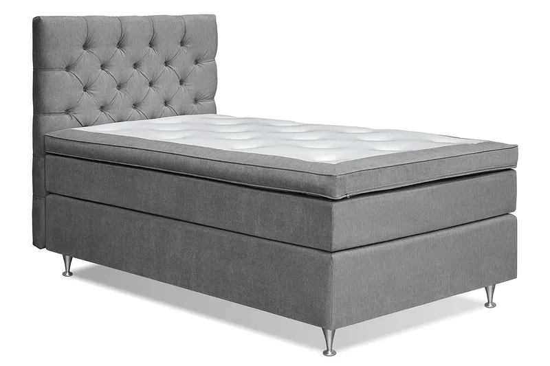Joluma Kontinentalsäng Fast 105x200 cm - (+Fler val) 105x200 cm Grå - Products - Möbler - Säng - Kontinentalsäng