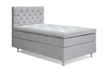 Joluma Kontinentalsäng Fast 105x200 cm - (+Fler val) 105x200 cm Ljusgrå - Products - Möbler - Säng - Kontinentalsäng