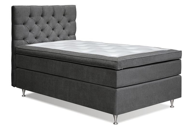 Joluma Kontinentalsäng Fast 105x200 cm - (+Fler val) 105x200 cm Mörkgrå - Products - Möbler - Säng - Kontinentalsäng