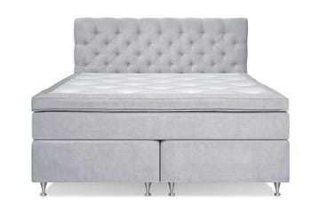 Joluma Kontinentalsäng Fast 160x200 cm - (+Fler val) 160x200 cm Ljusgrå - Products - Möbler - Säng - Kontinentalsäng