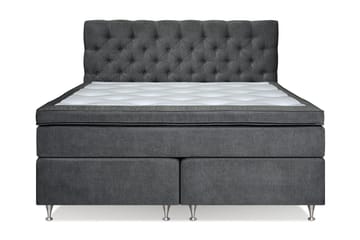 Joluma Kontinentalsäng Fast 160x200 cm - (+Fler val) 160x200 cm Mörkgrå - Products - Möbler - Säng - Kontinentalsäng