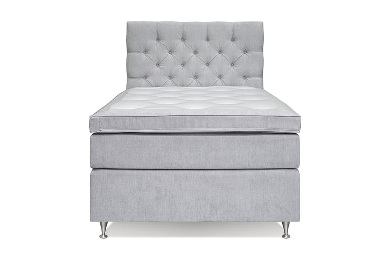 Joluma Kontinentalsäng Medium 105x200 cm - (+Fler val) 105x200 cm Ljusgr å - Products - Möbler - Säng - Kontinentalsäng