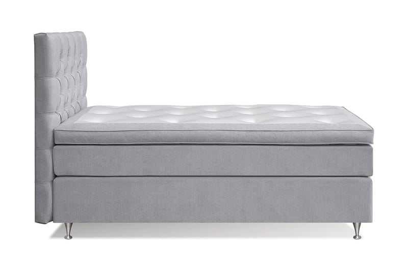 Joluma Kontinentalsäng Medium 105x200 cm - (+Fler val) 105x200 cm Ljusgrå - Products - Möbler - Säng - Kontinentalsäng