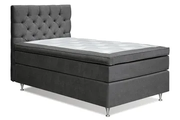 Joluma Kontinentalsäng Medium 105x200 cm - (+Fler val) 105x200 cm Mörkgrå - Products - Möbler - Säng - Kontinentalsäng