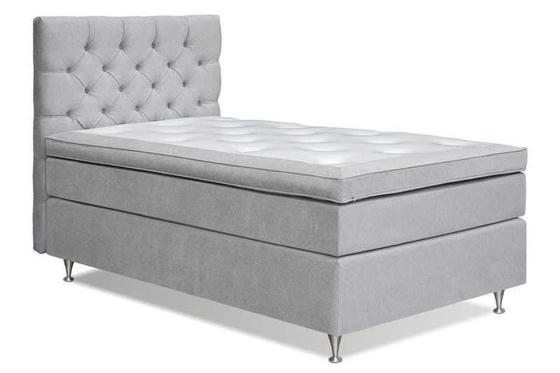 Joluma Kontinentalsäng Medium 120x200 cm - (+Fler val) 120x200 cm Ljusgrå - Products - Möbler - Säng - Kontinentalsäng