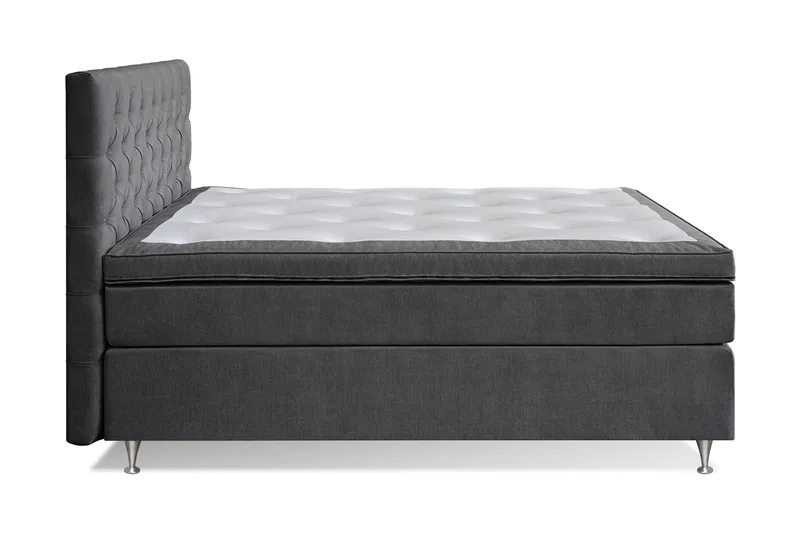 Joluma Kontinentalsäng Medium 160x200 cm - (+Fler val) 160x200 cm Mörkgrå - Products - Möbler - Säng - Kontinentalsäng