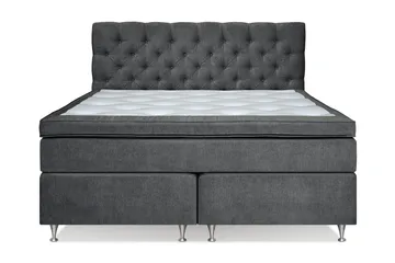 Joluma Kontinentalsäng Medium 160x200 cm - (+Fler val) 160x200 cm Mörkgrå - Products - Möbler - Säng - Kontinentalsäng