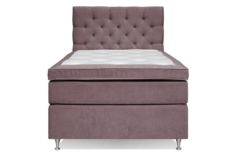Joluma Sängpaket Fast 105x200 cm - (+Fler val) 105x200 cm Mörkrosa - Products - Möbler - Säng - Kontinentalsäng