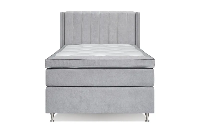 Joluma Sängpaket Fast 120x200 cm - (+Fler val) 120x200 cm Ljusgrå - Products - Möbler - Säng - Kontinentalsäng